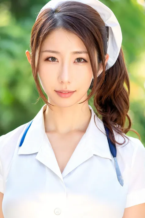 1girl, ayumishinoda_jav, breasts, long hair, parted lips, ponytail, <lora:JAV_ayumi_shinoda_v1_epoch_8:1.0>
wearing nurse outfit,
looking at viewer, shot using canon DSLR,
detailed body, attractive body, perfect human body, realistic face,
(ultimate quality, masterpiece, highres:1.0), realistic:1.0, photorealistic,