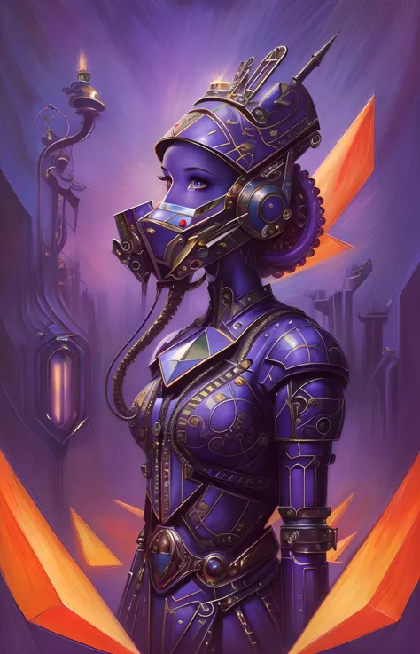 cult of cthulu, (geometric:1.2), (futurism), impressionist, detailed, 1girl, majestic, breathtaking, (suggestive:1.1),(depressing:1.4), (cute:1.4), enticing, (irresistible:1.5), disturbing, (fascinating:1.3), (magnetic:1.2), (violet), (tangerine)