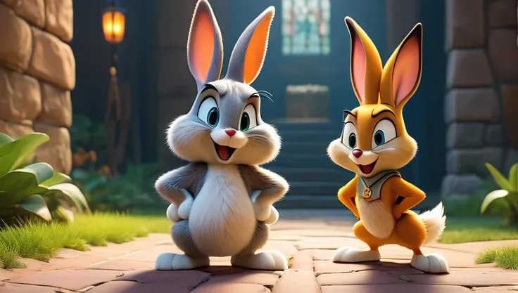 photo taken by Cannon EOS 50D, 8k, hd, masterpiece, canon camera,ultra realistic,professional photo,raw photo,(masterpiece,best quality:1.8),(32k UHD resolution,8k wallpaper),
<lora:Bugs-BunnyFRL22nO:0.8> bugs bunny <lora:GarkEst:1> <lora:warrior_13AL:1>)), photo taken by Cannon EOS 50D, 8k, hd, masterpiece, canon camera,ultra realistic,professional photo,raw photo,(masterpiece,best quality:1.8),(32k UHD resolution,8k wallpaper),
, ((looney tunes characters (Bugs Bunny, Tweety Bird, Lola Bunny, Wile E Coyote, Elmar Fudd),as 50 viking warriors, valkyrians)) celebrating a victorious won war, victorious poses, background: inside of an ancient viking town hall