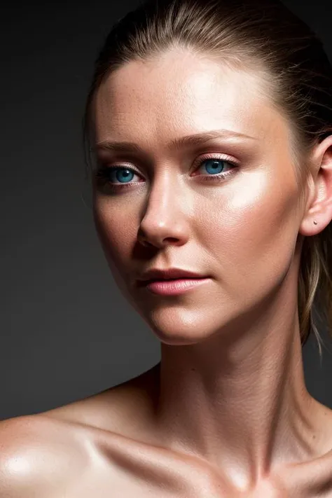 (CR-JenaMalone-ParanoidAmerican:0.85), full color face portrait of sks woman, (naked, nude:1.0), (oiled shiny skin:1.1), (slick_hair:1.0), (face close up:1.0),
masterpiece, best quality, sharp focus, highres 8k uhd, ultra-detailed, rim light, deep grey background,