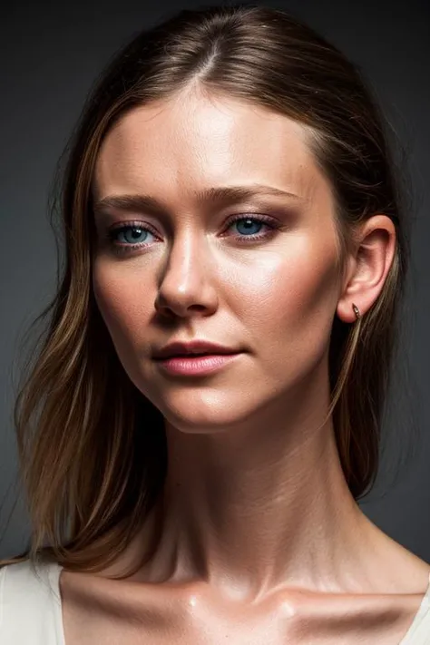 (CR-ValorieCurry_v10-JernauGurgeh:0.9), full color portrait of woman, (oiled shiny skin:1.0), (closeup:1), (dutch angle, tilted angle:1.1), (model pose:1.1),
masterpiece, best quality, sharp focus, 8k highres, ultra-detailed, rim light, (grey background:1.0),