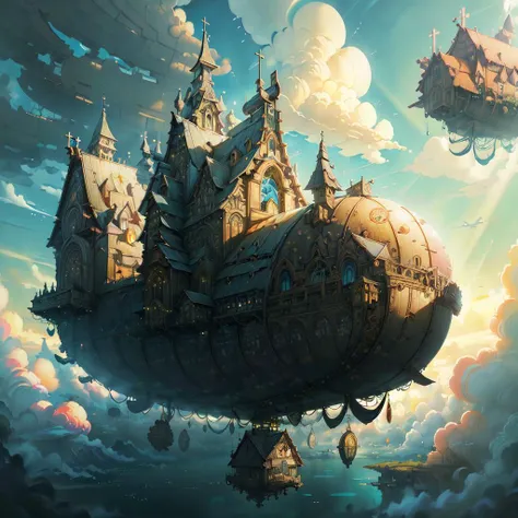 <lora:StavedChurchAI:.9> StavedChurchAI
dirigible, clouds