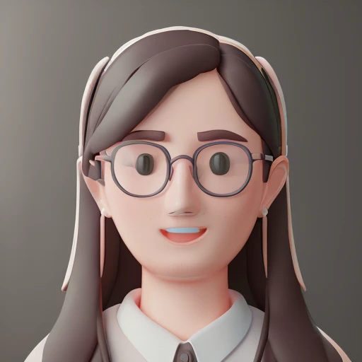 digital art, portrait of young woman, big eyeglasses in the style of 3d-avatar, detailed faces, highres, RAW photo 8k uhd, dslr <lora:3d-avatar_2000:1>