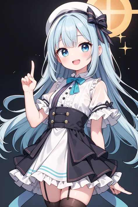 insanely detailed, absurdres, ultra-highres, ultra-detailed, best quality,
1girl, solo, nice hands, perfect hands
BREAK
(gothic drress, Idol costume:1.3), (pink and white theme:1.2), (white blouse:1.4), (white collar, tie:1.3), (open short-cape:1.3), (short sleeve:1.2), (pink tartan-check pattern (ruffle-skirt, multilayer-skirt):1.4), (white basque-beret with ribbon:1.3), (Fishnet stockings:1.3), (glove:1.2), (cleavage:-1.5)
BREAK
happy smile, laugh, open mouth
BREAK
seductive pose, (finger points to mouth:1.3), standing, cowboy shot, looking at viewer
BREAK
slender, kawaii, perfect symmetrical face, ultra cute girl, ultra cute face, ultra detailed eyes, ultra detailed hair, ultra cute, ultra beautiful
BREAK
in school ground, depth of field, ultra detailed background
BREAK
medium large breasts
BREAK
turquoise blue hair, black eyes, dutch braids