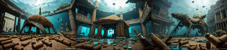 (otherworldly, otherworldly atmosphere, otherworldly appearance), highly insanely detailed, masterpiece, top quality, best quality, highres, 4k, 8k, RAW photo, 
((ancient egyptian theme:1.2)), Hong Kong structure, building, structure, taiwan, korean, post-apocalyptic, 
swirling energy, 
tentacle, 
(underwater), 
reflection, reflective floor, 
abandoned building, overgrown with vegetation, [volumetric fog], cinematic lighting, colorful, colourful, 
(long_hair, long hair, random colors hair, glowing hair, hair over one eye, long messy hair), 
(eyelashes, eyeliner, eyeshadow, eyelashes, long eyelashes), 
collar, earrings, jewelry, necklace, armlet, 
nsfw, 
cleavage, perfect body, makeup, 
action pose, 
drunk, biting, 
dawn, 
(photography a small glass bottle with a cork, glass bottle, no humans:1.6), kitchen, day light, <lora:Glass_Bottle_v1_LORA-01:0.3>, (fantasy world)