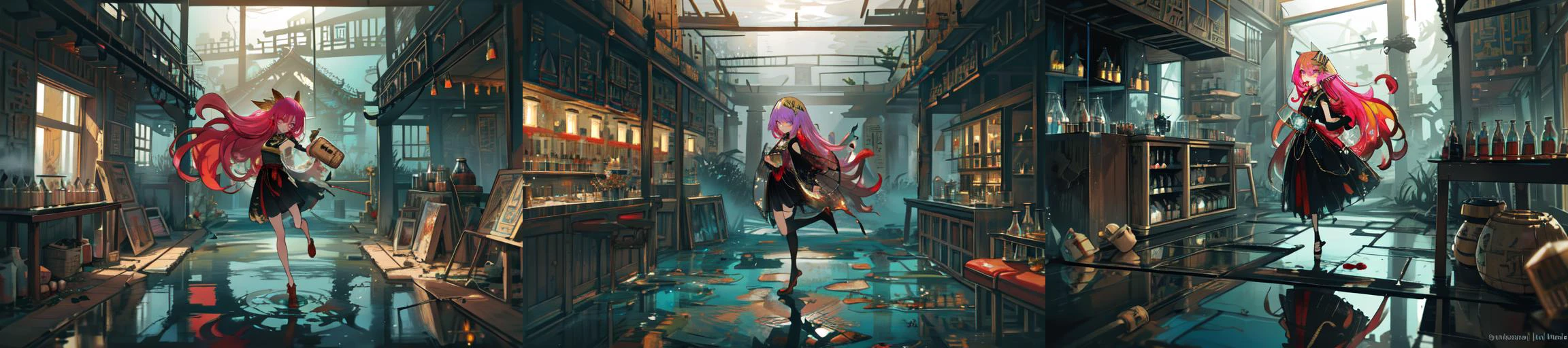 (otherworldly, otherworldly atmosphere, otherworldly appearance), highly insanely detailed, masterpiece, top quality, best quality, highres, 4k, 8k, RAW photo, 
((ancient egyptian theme:1.2)), Hong Kong structure, building, structure, taiwan, korean, post-apocalyptic, 
swirling energy, 
tentacle, 
(underwater), 
reflection, reflective floor, 
abandoned building, overgrown with vegetation, [volumetric fog], cinematic lighting, colorful, colourful, 
(long_hair, long hair, random colors hair, glowing hair, hair over one eye, long messy hair), 
(eyelashes, eyeliner, eyeshadow, eyelashes, long eyelashes), 
collar, earrings, jewelry, necklace, armlet, 
nsfw, 
cleavage, perfect body, makeup, 
action pose, 
drunk, biting, 
dawn, 
(photography a small glass bottle with a cork, glass bottle, no humans:1.6), kitchen, day light, <lora:Glass_Bottle_v1_LORA-01:0.3>, (fantasy world)