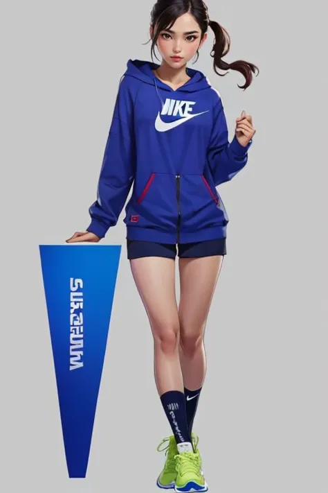personification of nike,, , masterpiece, (best quality:1.2), [:intricate details:0.2],