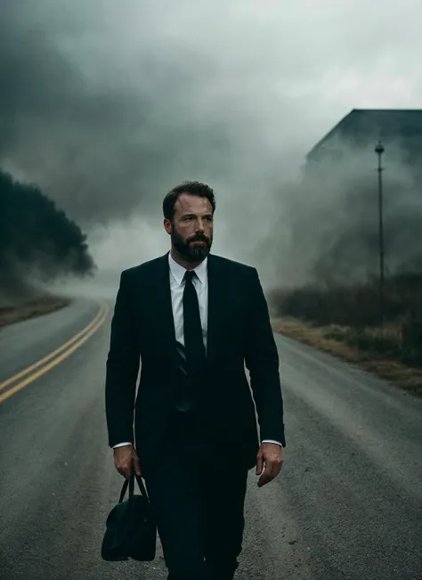 photo of sks man , Cinematic photography, movie mood, cinematic light, compelling composition, storytelling elements, conveys emotion, mood, and narrative depth, creating visually striking images that feel like still frames from a film <lora:locon_benaffleck_v1_from_v1_64_32:1>