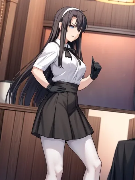 1girl, <lora:Rikkasama_v1:0.7> dress,white shirt, black skirt,black ribbon, white pantyhose,long skirt, hairband,white gloves,, <lora:flatBG:-0.5> ,<lora:flat2:-0.5>,(dark light:1.2),(hyper extreme detailed),(masterpeace:0.5),(hyper extreme),(photorealistic),game cg,llustration,novel illustration,beautiful lighting,light from the front,good_hands,beautiful art ,BREAK, <lyco:GoodHands-beta2:1.2>,(good hand,nice hands, perfect hands:1.3),(five finger:1.4),straight fingers,perfect fingers,beauty fingers,, standing,hand on hip, BREAK