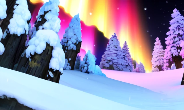 ((extreme detail)),(ultra-detailed),(painting), chiaroscuro, extremely detailed CG unity 8k wallpaper, snow field, night sky, horizon, nature, no humans, outdoors, scenery, snowing, aurora borealis, trees, rocks,<lora:OdinSphereStylev1.1:0.7>odinspherestyle,