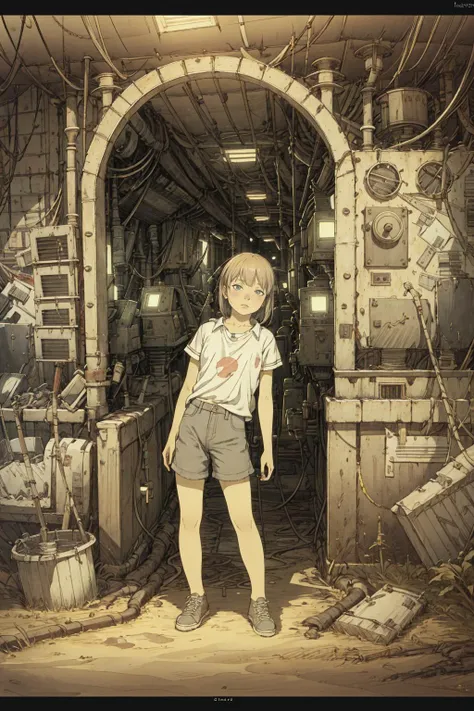 8k,absurdres, highres, ultra detailed, masterpiece, sharp shading,under,Tatsuyuki
1girl,kid,abandon staion,monocolor,gaint machine,(obsolete machine:1.3)
(solo:1.2),1girl,masterpiece,<lora:Tatsuyuki Tanaka-000009:0.7> <lora:Migunov2:1> <lora:GoodHands-vanilla:1>