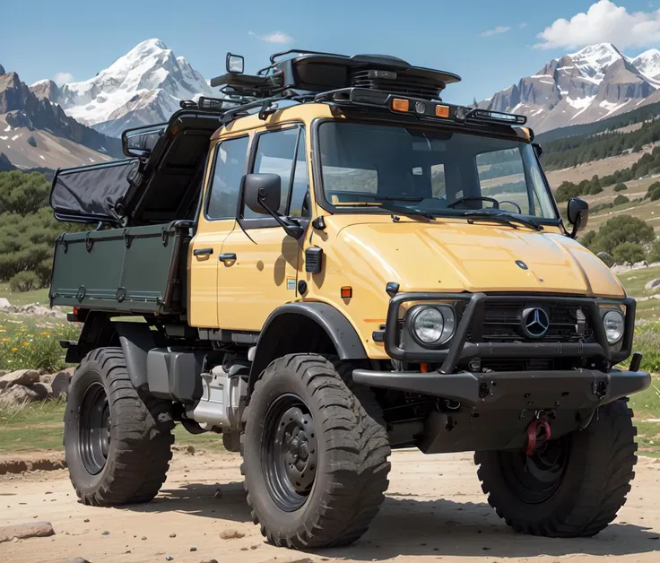 best quality,unimog,vehicle focus,(turn off headlight:1.2),no humans,
mountain,hill,
<lyco:unimog_v10-000002:0.9>