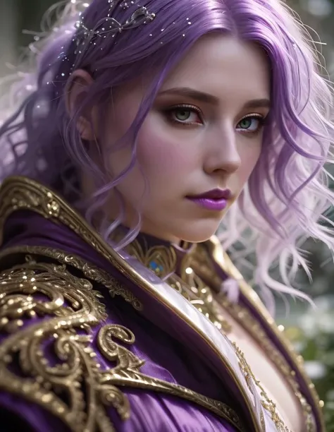 a woman princess of ice,  volumetric lighting, highly detailed,
style 3/4, Photorealism, Bokeh blur, High detail close-up head,
facing camera, realistic digital painting
portrait of a gothic female blood elf, (curly hair:1.1), (purple
hair:1.3), magical dark and red universe, magic cloth armor
with red and yellow engrave in intricate details, (abstract
background:1.2), (light particle:1.1), (very detailed skin:1.2),
(game concept:1.3), (elden ring style:1.3), (arcane style:0.8),
(depth of field:1.3), global illumination, art by hoang lap and
fuji hoko and artgerm and greg rutkowski and viktoria
gavrilenk