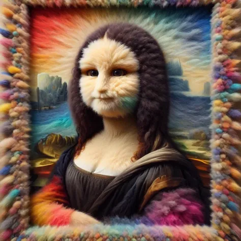 martius_fuzz mona lisa, colorful <lora:Colorful_Fuzzy_Style:1.0>