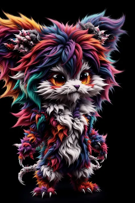 martius_fuzz chibi demon, colorful <lora:martius_fuzz:1.0>