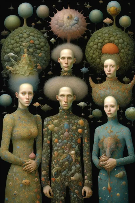 Create a shapeshifting character transforming into a human
