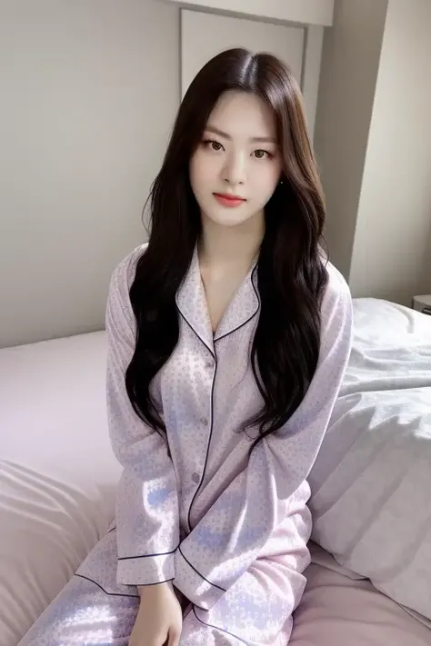 <lora:staycSeeun:1>,Seeun,pov,RAW photo,physically-based rendering,(8k, best quality, masterpiece:1.2),(full body shot:1.4),octane render,extremely detailed CG unity 8k wallpaper,studio soft light, rim ligh,in hotel,bed,cozy room,sunlight,(a girl is wearing pajama:1.5),hyper realistic detail shiny skin,ultra detailed,(ultra realistic:1.5),(looking at viewer:1.2),(intricate:1.2),(photorealistic:1.4),1girl,(skinny:1.3),detailed background