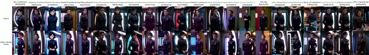 young woman in black and teal ds9st uniform,in dsnstation room, 8k uhd, dslr, soft lighting, high quality, film grain,masterpiece quality,Fujifilm XT3<lora:DS9_768V12:0.8>