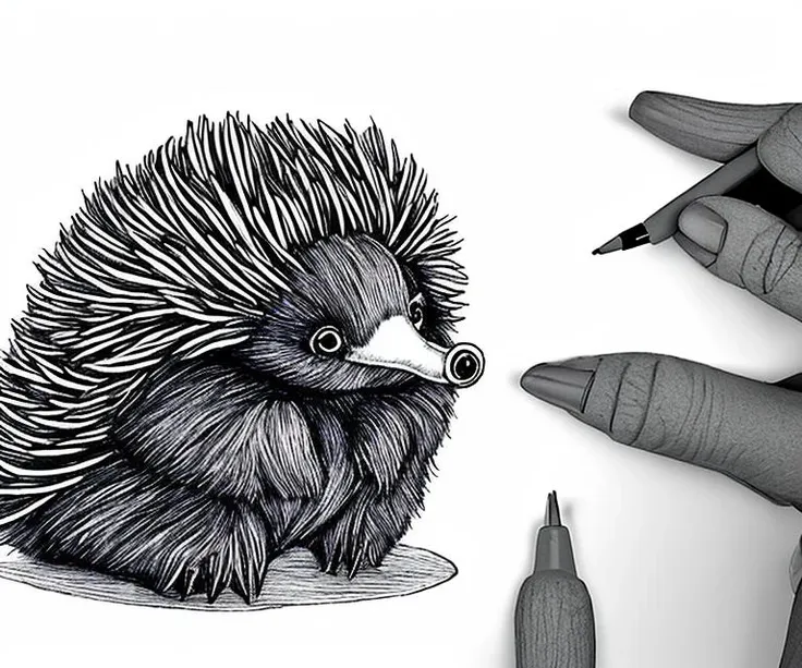 wjqechidna, drawing, <lora:wjqechidna-12:1>