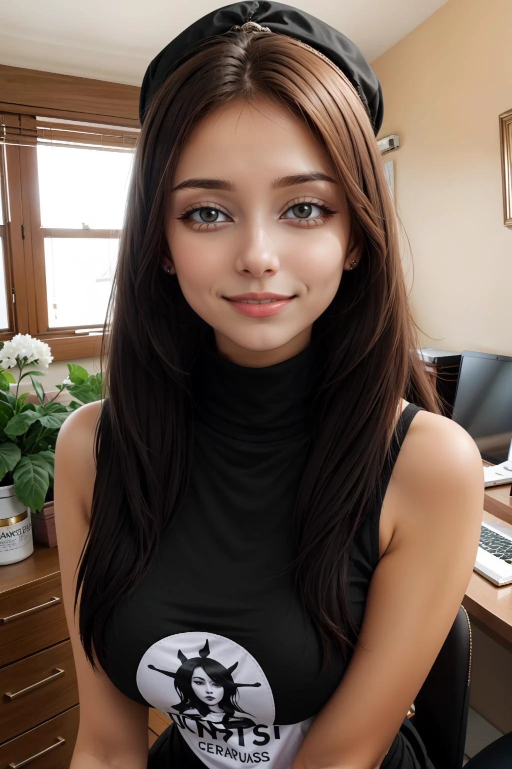 loranever woman, IncrsAnyasHehFaceMeme <lora:lora_never_smiles:0.8> <lora:AnyasHehFaceMeme:1>