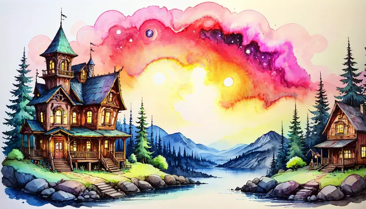 Positiv Clip L
watercolor, ink drawing, mix, a picture that appeals to children
Positive Clip G
watercolor, ink drawing, mix, a picture that appeals to children, Sub Spokane . Washington frontier spirit reborn underground, ornate mining town architecture with glowing neon Native art
---------