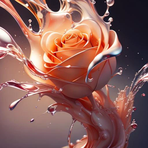 art by SLPASHTER_3-7000, ((best quality)), ((masterpiece)), ((realistic)), (detailed), (close up:1.2) of a rose-sculpture-SLPASHTER_2, absurdres, HDR, intricate details, modelshoot style, dreamlikeart, dramatic lighting. 8k, trending artstation,