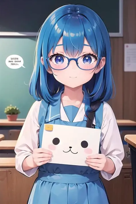 masterpiece, best quality,ultra detail,4k, <lora:GoodHands-vanilla:0.6>girl,sailor uniform ,koma,comic strip,cartoon split,exceptional,storyboard,school,classroom,notebook,glasses,upper body,extremely detailed eyes and face,sharp focus,physically-based rendering,professional,flare, vibrant colors,color grading, atmospheric lighting <lora:Wandamoji:0.7>emoji,speech bubble,text,