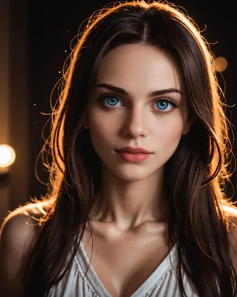 1girl, long hair, low light, dramatic lighting, darkness, eye lighting, smoke, red light, . shallow depth of field, vignette, highly detailed, high budget, bokeh, cinemascope, moody, epic, gorgeous, film grain, grainy, (raw,score_8_up),photo, raw,realistic