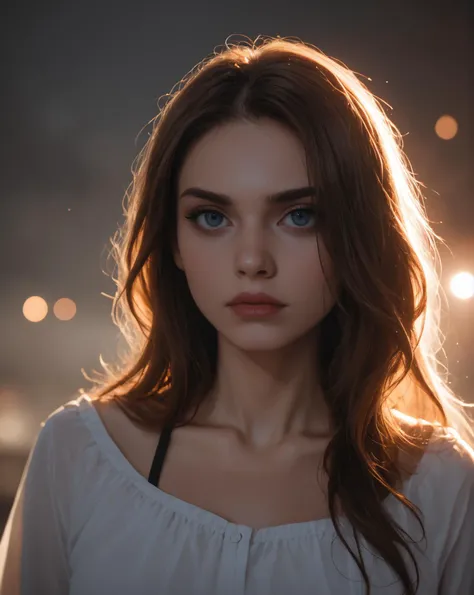 1girl, long hair, low light, dramatic lighting, darkness, eye lighting, smoke, red light, . shallow depth of field, vignette, highly detailed, high budget, bokeh, cinemascope, moody, epic, gorgeous, film grain, grainy, (raw,score_8_up),photo, raw,realistic