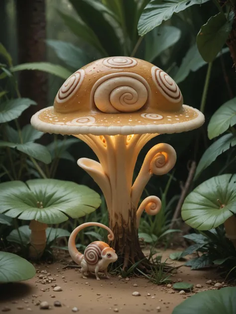Snail, glowing, transparent, translucent, closeup, score_9, score_8_up, score_7_up,