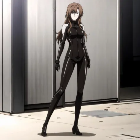 <lora:MoekaKiryu001:0.7>,<lora:add_detail:0.5>,
MoekaKiryu,1woman,solo,
brown hair,long hair,expressionless,
glasses,
bodysuit,
full body,