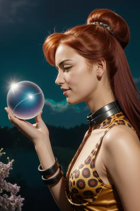 1girl, (by Emily Carr:0.9) and (Hendrick Cornelisz Vroom:1.2) and (Ina Wong:0.9) , grand Snowglobe of a Slimepunk, stylized, in a very Verdant Vibrant Cyberpunk Opal Gorget, stout Techno (a hundreds of Agent Smiths:1.3) , they are very Energetic and Voluminous, they are from the Post-Modern Era, they are chuckling, they are Swimming, their hair is [Lovecraftian|Macedonian] and styled as Space buns, they have a lowborn Spartan Red Hair Clip, Stimulating Blindfold, Indigo city and Galaxy in background, Stormy weather, in focus, Magic Realism, Peaceful, spotlight, 80mm, two colors, Green and leopard print splash, dreamy magical atmosphere, natural skin tones, natural skin texture, wallpaper, hyperdetailed