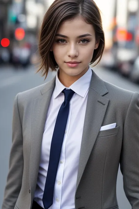 Hires, sunlight, backlight, ((Cinematic Light, Ray tracing)), (masterpiece),((ultra-detailed)), (highly detailed CG illustration), (best quality:1.2),(1girl:1.2),High quality texture, intricate details, detailed texture, High quality shadow, a realistic representation of the face, Detailed beautiful delicate face, Detailed beautiful delicate eyes, brown eye pupil, a face of perfect proportion, Depth of field, perspective,20s, glossy lips, perfect body, medium breast, distinct_image, solo focus, (brown hair), (((perma straight hair style))), (finely detailed beautiful eyes and detailed face), light source contrast, ((medium hair)), 21 years old, Tokyo street background, suit style, tailored suits, dress shirts, ties, pocket squares, dress shoes, cufflinks, formal attire, medium breasts,
<lora:Detail Slider + Noise Offset By Stable Yogi:0.8>