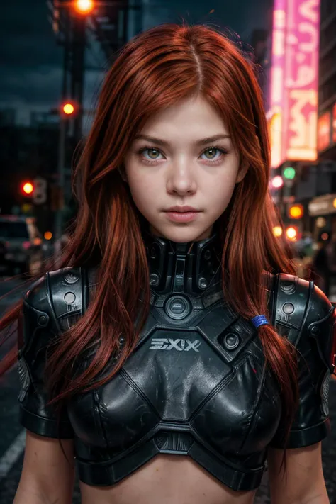 Best quality, Raw photo, face portrait, a young cyborg woman with fiery red hair. Her face fills the frame, bathed in neon hues, exuding determination and mystery amidst a futuristic backdrop
<lora:NOISEOFFSET_BY_STABLE_YOGI:0.8> <lora:Detail-Slider-V3-By-Stable_yogi:0.8>