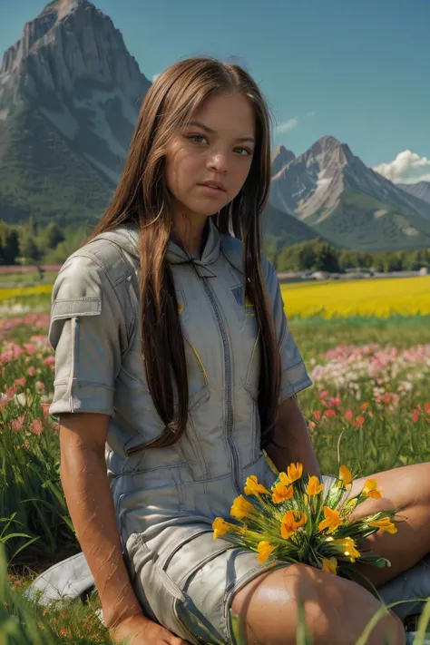 (professional photo of a beautiful woman in grey space suit sitting in a tall grass, holding flowers, field, green colors, mountains in the background, warm colors, sunlight, contrast, film grain, photoshoot :1.3)
Stable-Yogis-Samsung-s24-ultra-1.5x
Stable-Yogis_Makeup-Enhancer-1.5x
Stable-Yogis-Truecapture-1.5x
Stable-Yogis-Rembrandt-lighting-1.5x
Stable-Yogis-EtherealBeauty-1.5x
<lora:Detail-Slider-V3-By-Stable_yogi:0.4>
<lora:NOISEOFFSET_BY_STABLE_YOGI:0.4>