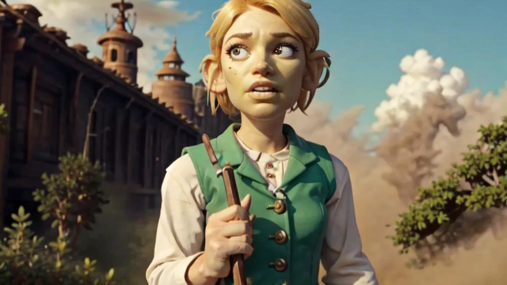 1girl, shewowgob shewowgob cowboy, chaps, opened leather vest, leather coat, (green skin:1.4), athletic, green eyes, white wavy hair,
cowboy shot, in a Western Street, dry land, dust clouds, volumetric lighting, best quality, masterpiece, intricate details, realistic
<lora:sxzGoblinsWarcraft:1.0> air shewowgob