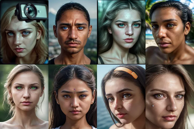 __cameraView__, __generalAndBasicPrompt_v15/General_Angle__, ({girl|man} + __nationality__, __1000face/1000-DiamondFace__, random hair style, random hir color), face portrait, __generalAndBasicPrompt_v15/General_Camera__, extremely detailed face eyes lips, extremely detailed skin, sharp focus, high resolution, award winning photo, 50mm, f2.8, depth of field, Extremely high-resolution details, photographic, realism pushed to extreme, fine texture, incredibly lifelike
