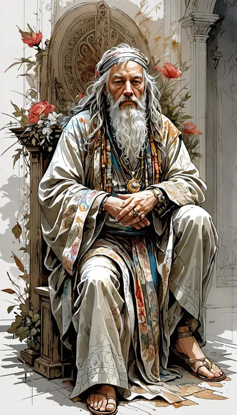 renaissance style concept art for Linguvera projects, The distinctive line work of Carne Griffiths and infused with the bold textures of Wadim Kashin, evokes the ethereal quality found in Carl Larsson's artwork, incorporating dynamic elements à la Gandalf the Grey, rendered in soft pastels, elegant shapes that create a sense of drama through expert use of chiaroscuro, . realistic, perspective, light and shadow, religious or mythological themes, highly detailed