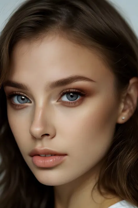 <lora:ViktoriaTishko_v1-000013:.9> ViktoriaTishko, focus on eyes, close up on face, pouting, wearing jewelry, hair styled curly layers
