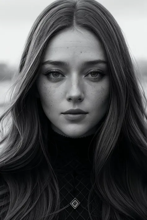 beautiful woman (EPL4rs3nTh0mps0n:.99): ominous, beautiful, hyperrealistic, by greg rutkowski, yoshitaka amano, ilya kuvshinov, Retina display,( black and white photography:1.1), Canon50,"In Jernau we trust"