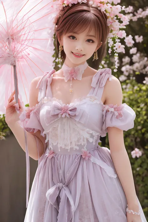 Prompt:1girl, realistic, photorealistic, masterpiece, best quality, ultra detailed, looking at viewer, smile, ta_dress, standing, cinematic lighting, in garden, cherry blossoms, <lora:shojovibe_v11:0.7>,<lora:lolishionDress_v11:0.6><lora:Yuri Sun:0.7> <lora:add_detail:0.3>,