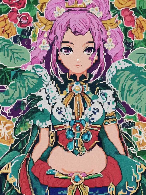1girl,Pixel art,masterpiece,best quality,high quality,ultra-detailed,best details,full_shot,