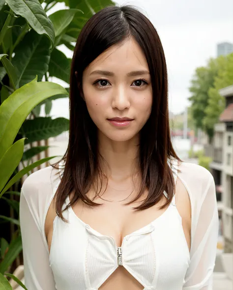 best quality, photorealistic, 8k, high res, 1girl, woman, (skindentation), (professional lighting), (portrait:0.6), (white onepiece swimsuit:1.6), black choker, gorgeous, (medium hair:1.5), (looking at the camera), ((looking at viewer:1.5)), (looking at the camera), photorealistic, (bokeh), (portait:0.6), gorgeous, (dynamic pose:1.2), intense lighting to face area, parted lips, smile, sfw, <lora:Anjou M:0.75>