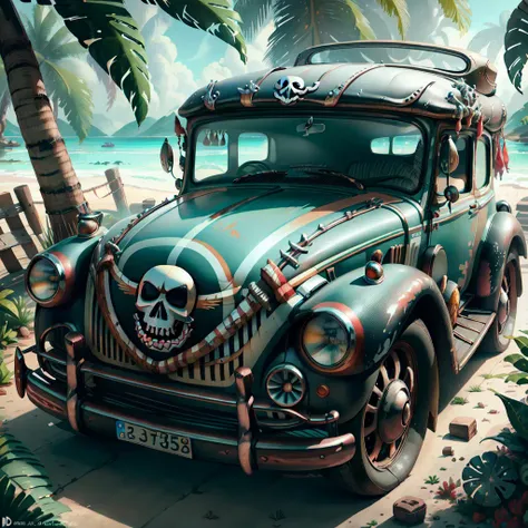 <lora:PiratePunkAIV4-000004:.9> PiratePunkAI car
