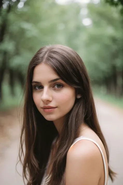 woman cute portrait,raw photo,analog photo,