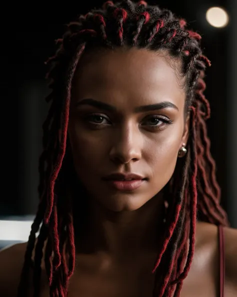 cinematic film still colorful dreads,piercings,sharp,night,facing viewer,full body portrait,Raw photo,Best quality,masterpiece,ultra high res,(photorealistic:1.4),raw photo,portrait,8k,uhd,dslr,soft,lighting,high quality,film grain,hyperrealismus,hyperrealistic,, shallow depth of field, vignette, highly detailed, high budget Hollywood film, bokeh, cinemascope, moody, epic, gorgeous, film grain