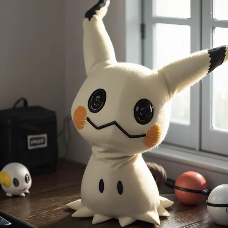 (masterpiece, best quality:1.2), solo,
<lora:Mimikyu_Pokemon_Anime:0.6>, Mimikyu_Pokemon, no humans, pokemon, looking at viewer,