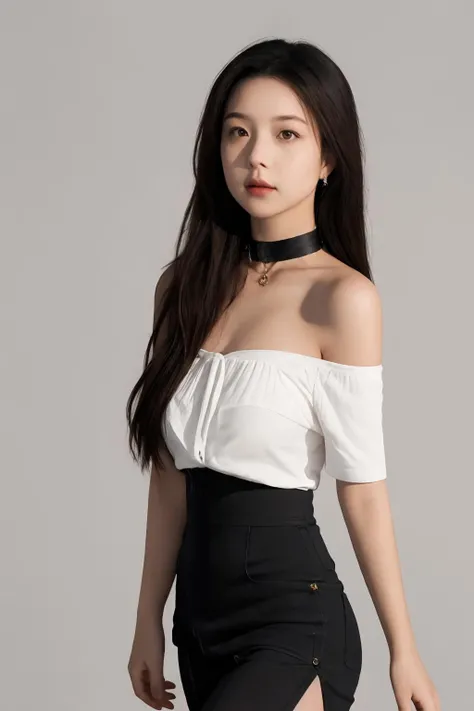 (tmasterpiece, Best quality: 1.2), Lee Ji Eun (IU),(The face is very delicate, Authentic images, Realistic skin, Realistic body, Complicated details), red eyes (Threatening expression), light blush, small perky breasts, hyperrealistic, cinematic photo, 14 year old girl, pale skin, Korean amazing slim body, ((White cropped blouse with tie)), black velvet trousers, black shoes, long brown hair, holding a candle, perfect slender legs, wide hips, perfect hands, beautiful face, perfect face, youthful, (blured background), modern style, from below, (low-angle shoot), low_angle_human, towering, (full body shot), standing, underneath shot, (view viewer), looking at viewer,(8k, epic composition, photorealistic, sharp focus), detailed background, ((empty classroom)), (a summoning circle glowing), DSLR, foil grain, window light, Lee Ji Eun (NSFW: 1.5)