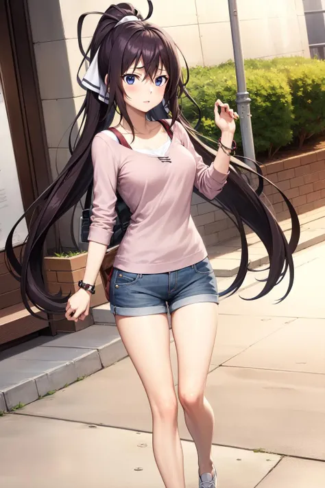 1girl, shinonono houki, <lora:ShinononoHouki:1>, solo, casual,, , highres, absurdres,