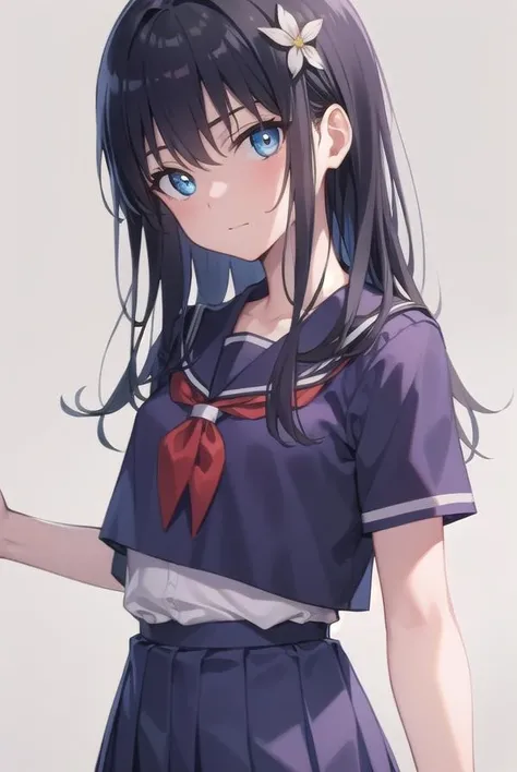 super fine illustration, nsfw,
a girl, 15yo, laying down, on back, arms up, hands on floor,
(pubic hair:1.2), (pussy),
spread legs,
navy blue , sailor uniform,
(low pigtails, low twintails:1.2), black hair,
(scared), cry, blush, heavy breathing, looking up,
pov, (from above), (face focus), symmetrical,
wooden floor, classroom,
